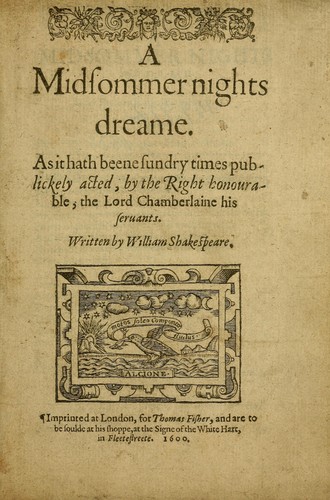 Cover of A Midsummer Night’s Dream