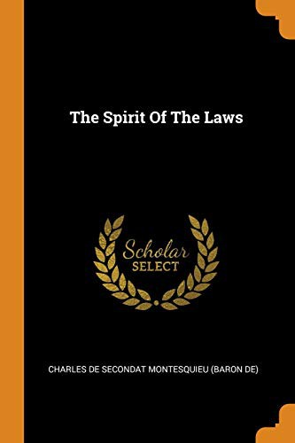 Cover of The Spirit of the Laws