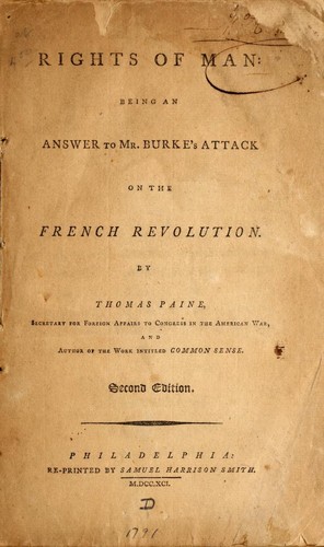 Cover of Rights of Man