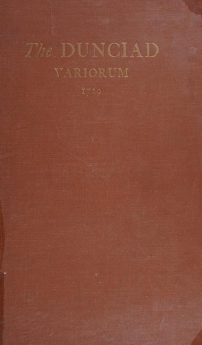 Cover of The Dunciad