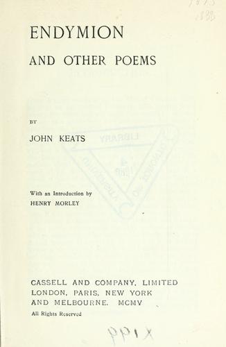 Cover of Endymion