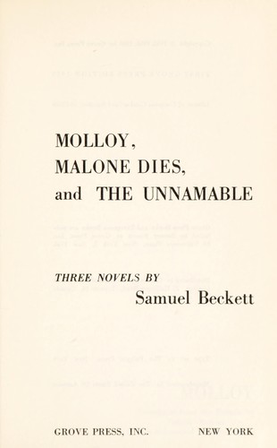 Cover of Molloy