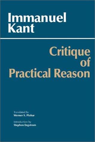 Cover of Critique of Practical Reason