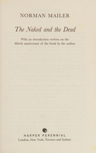 Cover of The Naked and the Dead
