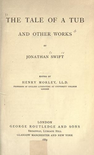 Cover of A Tale of a Tub