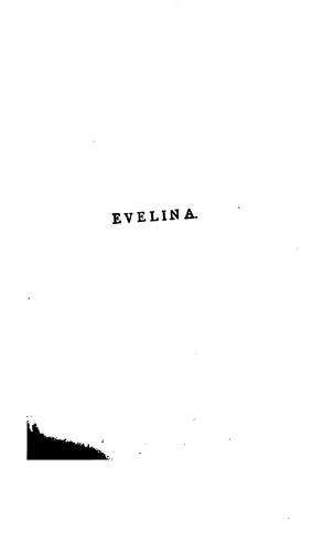 Cover of Evelina