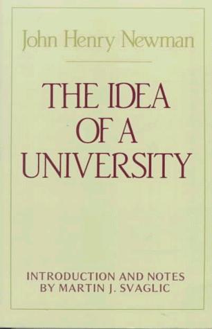 Cover of The Idea of a University