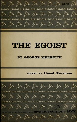 Cover of The Egoist